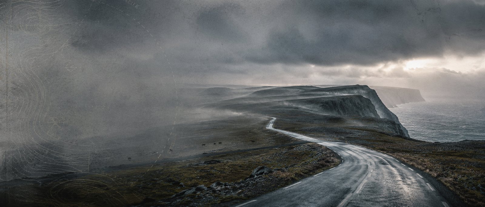 Nordkap und Magerøya mit Plateau, Wetter und nördlichem Meer