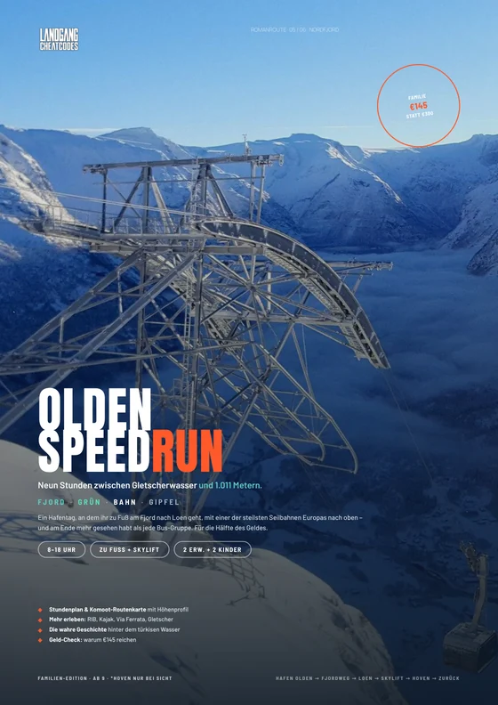 Cover des Ortsbegleiters Olden Speedrun
